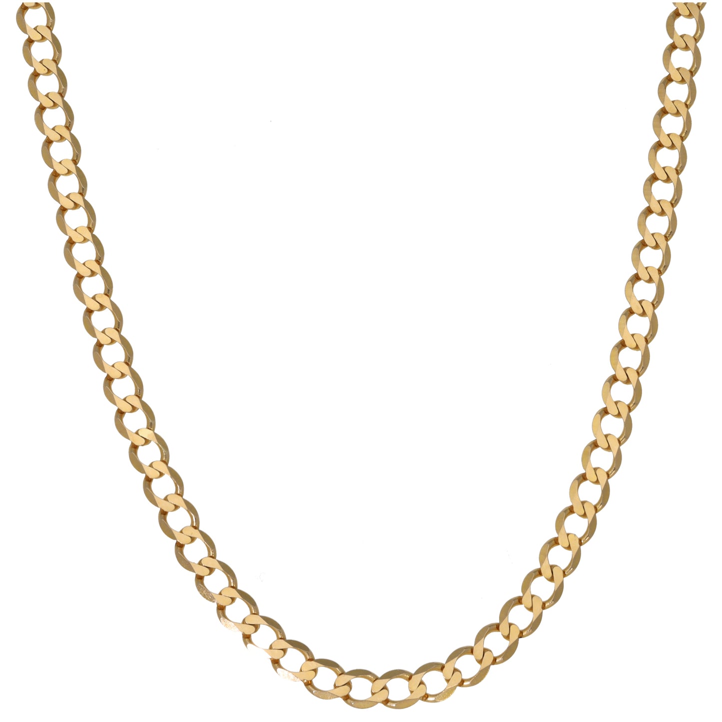 9ct Gold Curb Chain 20"
