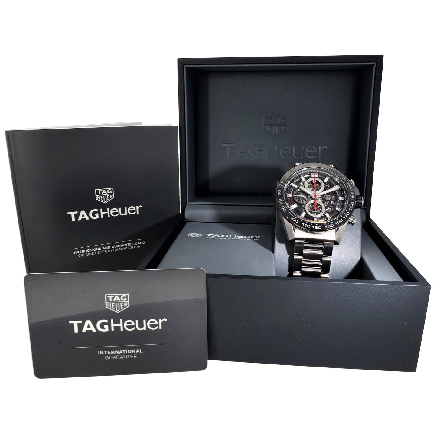 Tag Heuer Carrera CAR2A1W-0 43mm Stainless Steel Watch