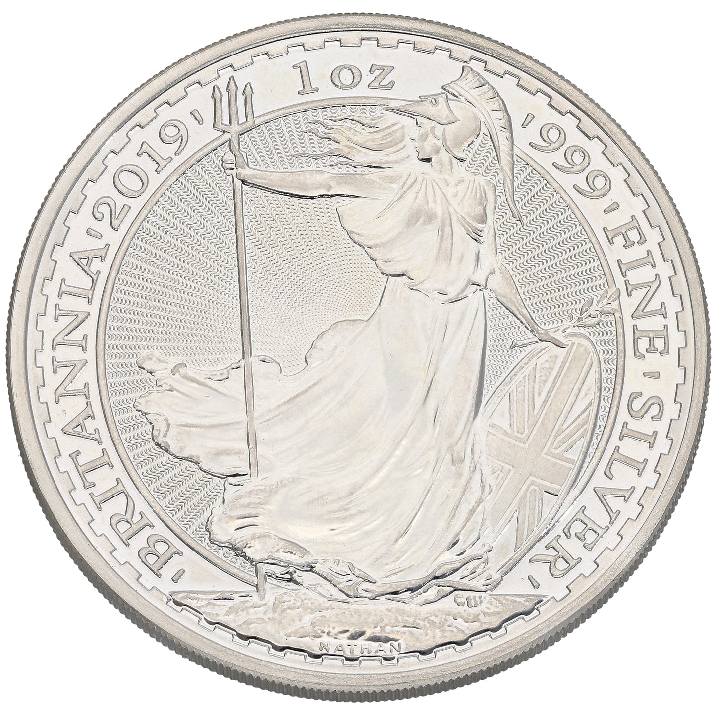 Fine Silver Queen Elizabeth II 1 OZ Britannia Coin 2019