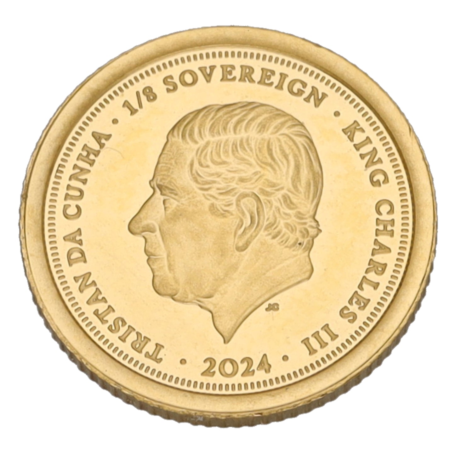 22ct Gold King Charles III Eighth Sovereign Coin 2024
