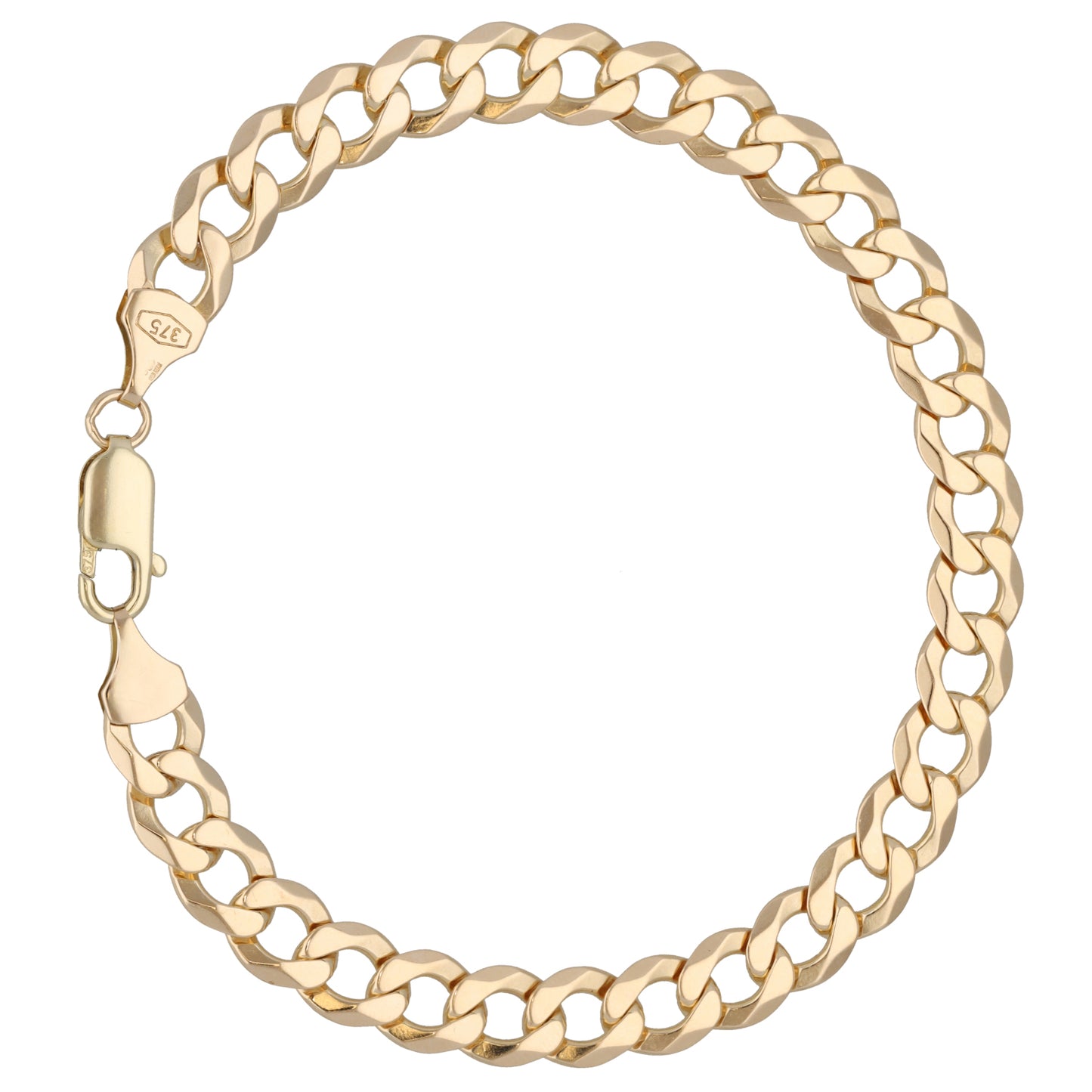 9ct Gold Curb Bracelet