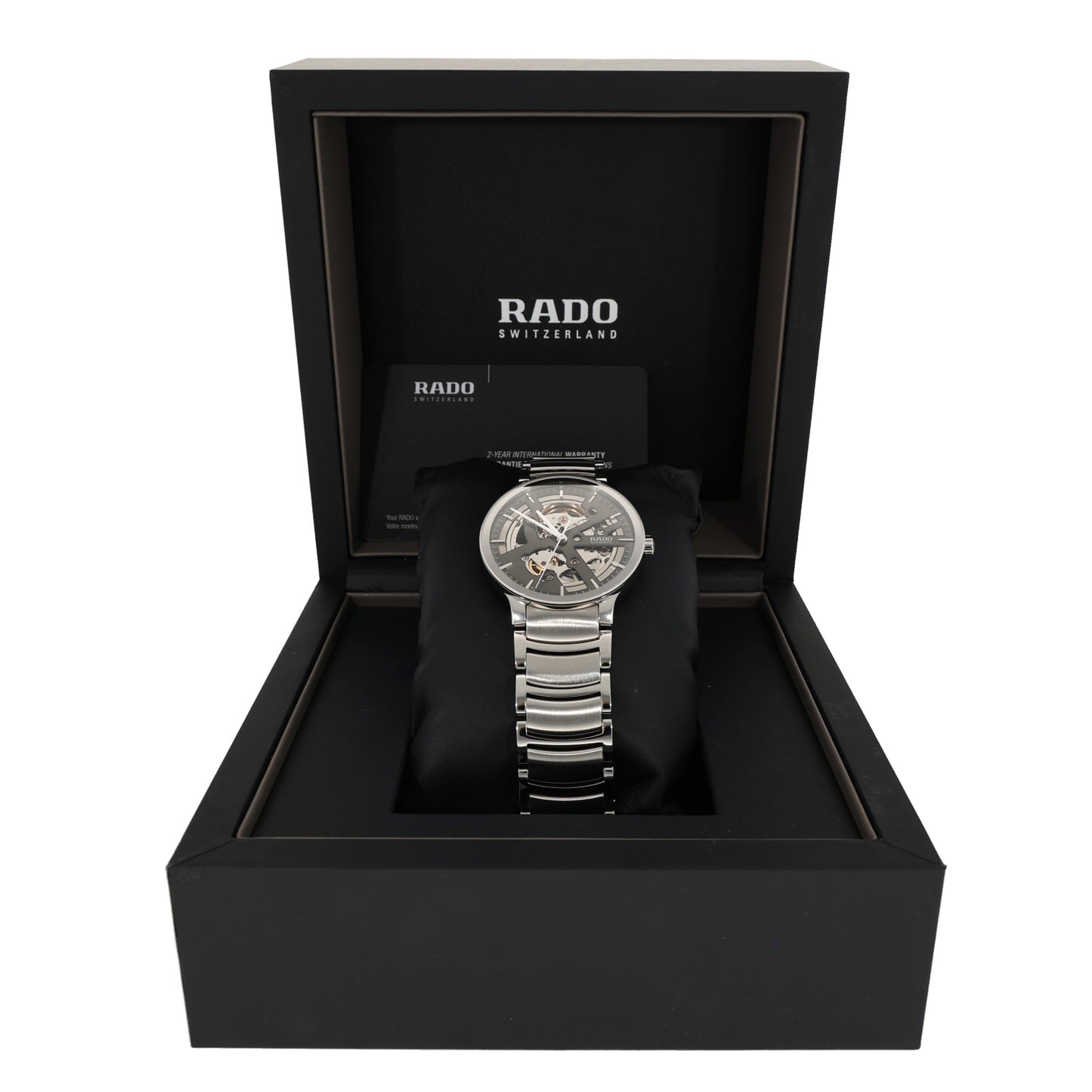Rado Centrix Open Heart 734.0179.3 38mm Stainless Steel Watch