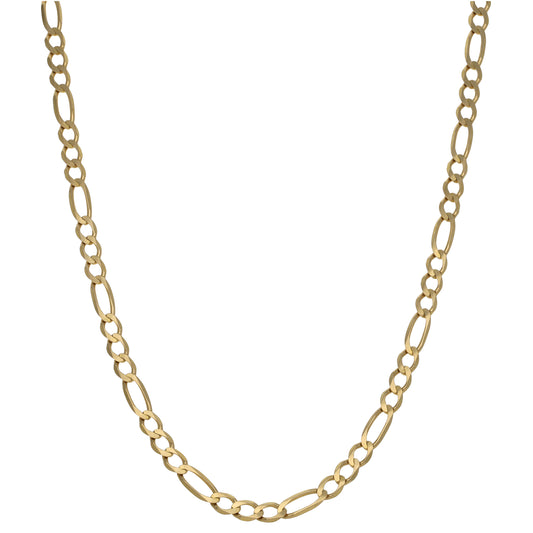 9ct Gold Figaro Chain 20"