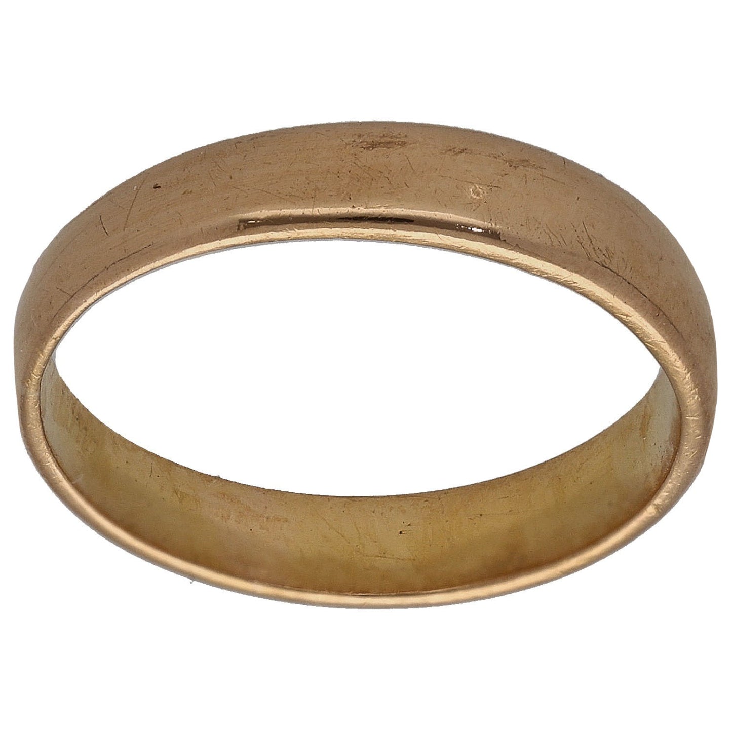 22ct Gold Plain Wedding Ring Size L