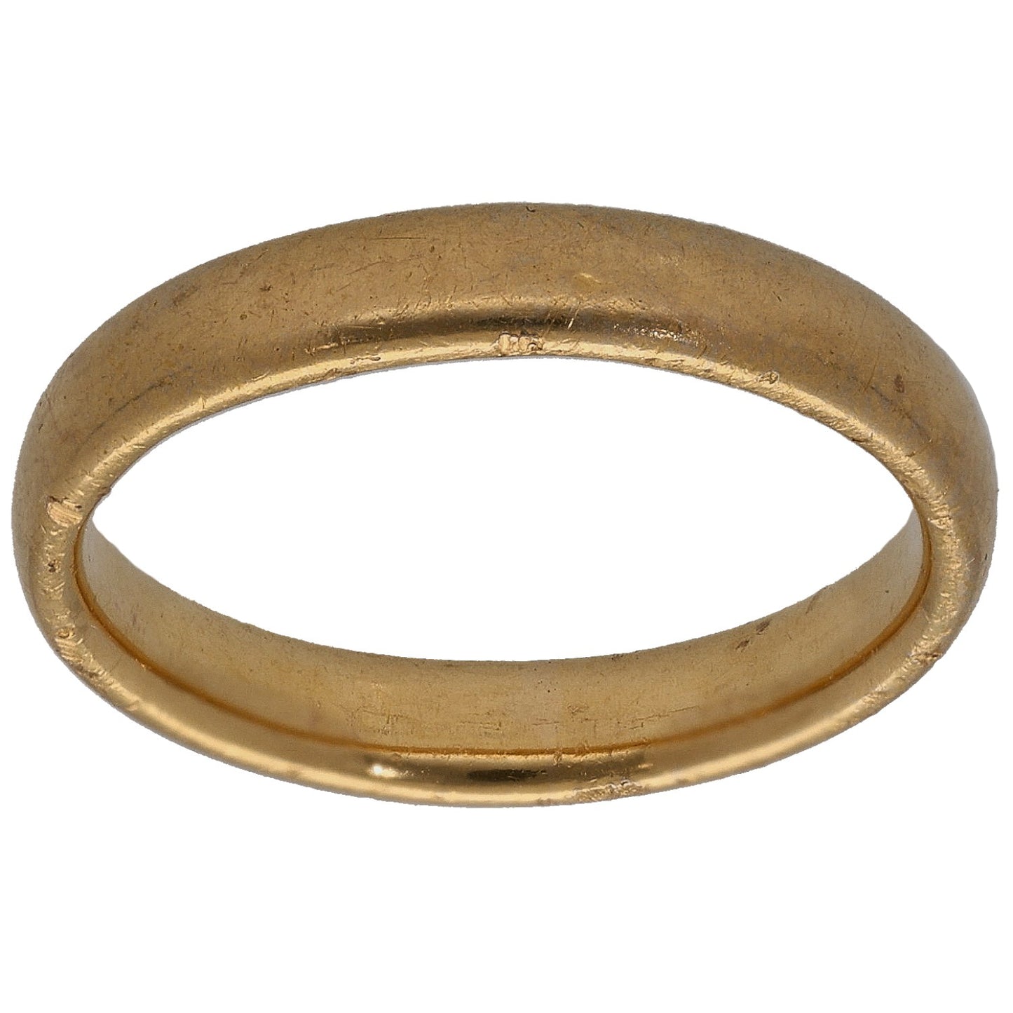 22ct Gold Plain Wedding Ring Size L