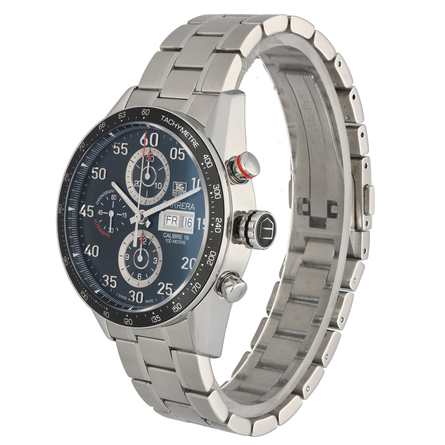 Tag Heuer Carrera CV2A10 44mm Stainless Steel Watch