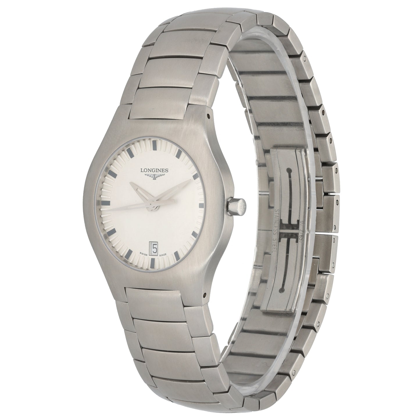 Longines Oposition L3.617.4 36mm Stainless Steel Watch