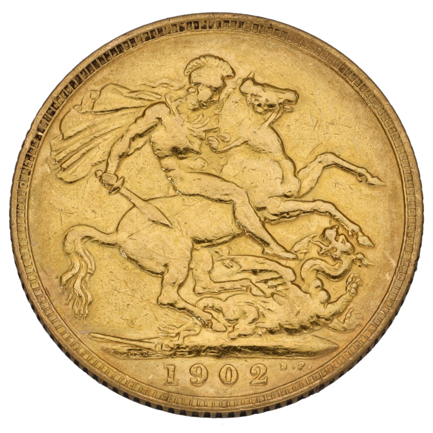22ct Gold King Edward VII Full Sovereign Coin 1902