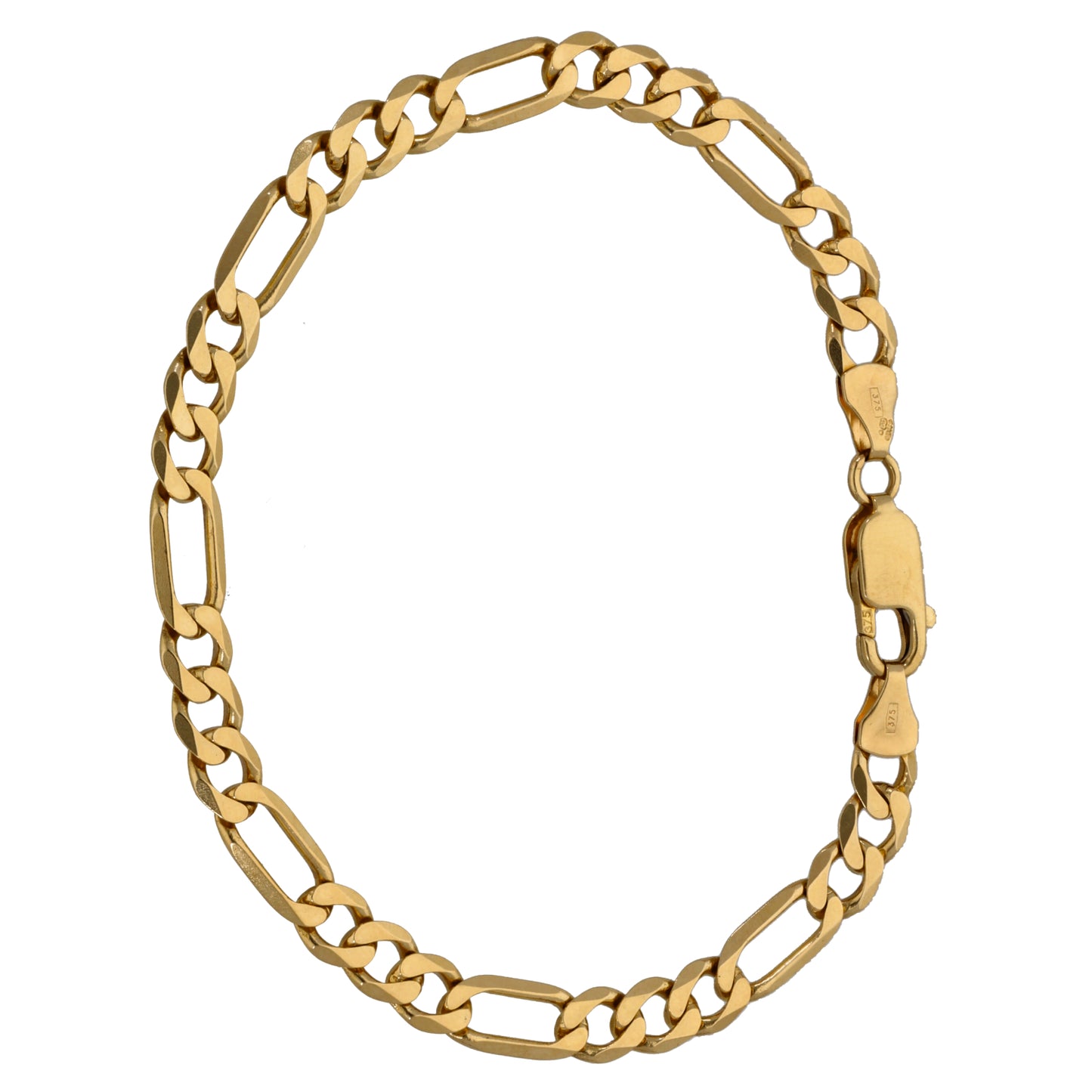 9ct Gold Figaro Bracelet