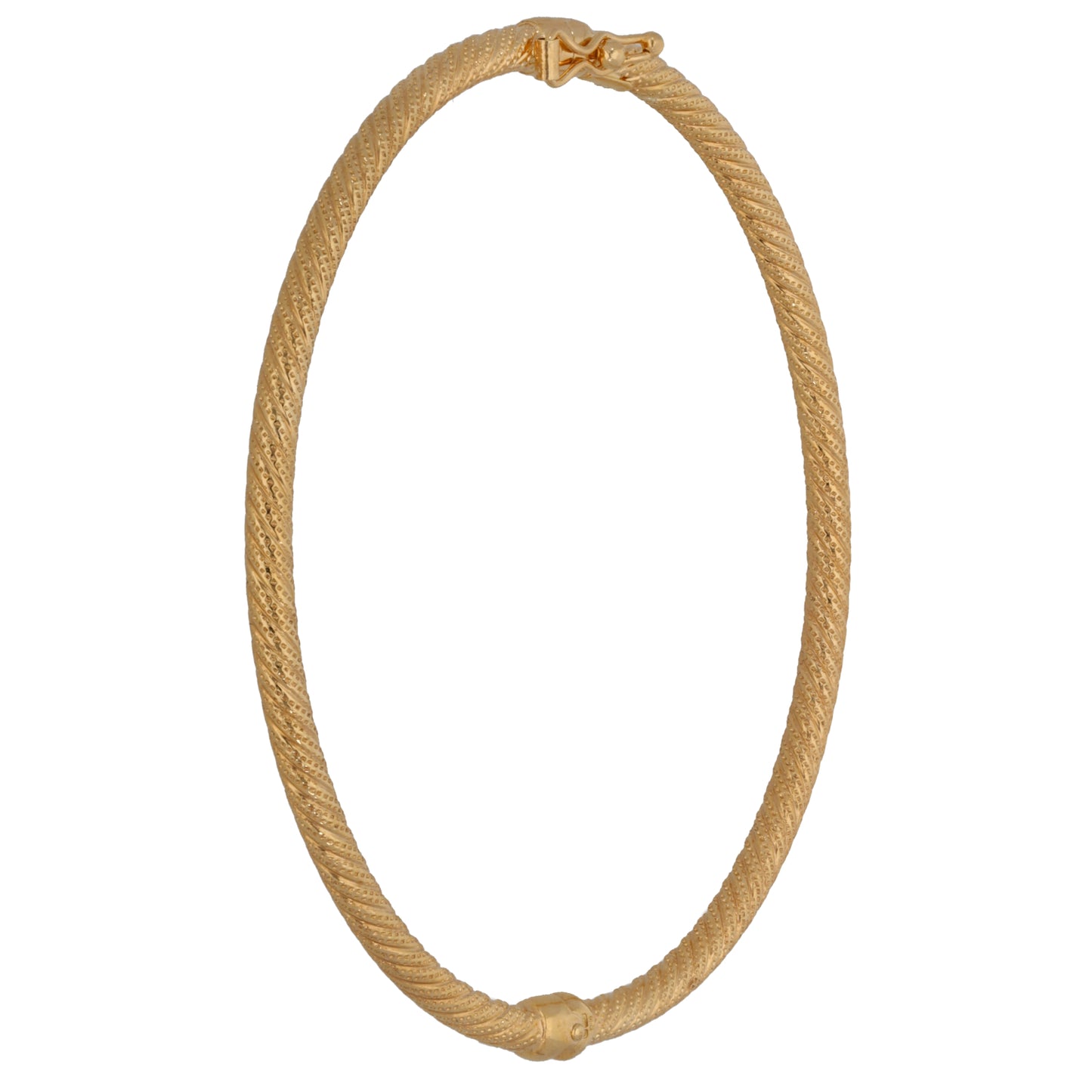 9ct Gold Hinged/Clasp Bangle