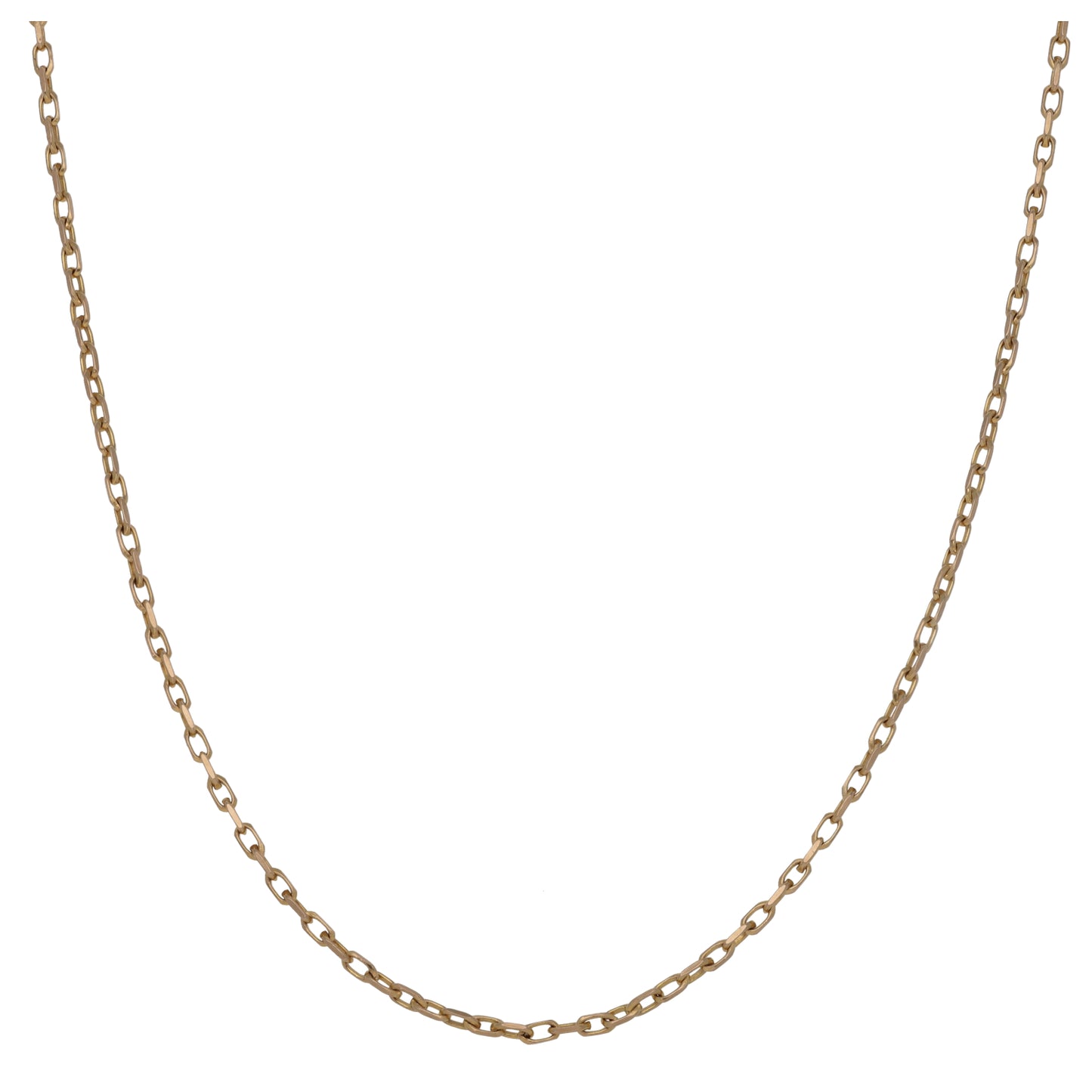 9ct Gold Belcher Chain 18"