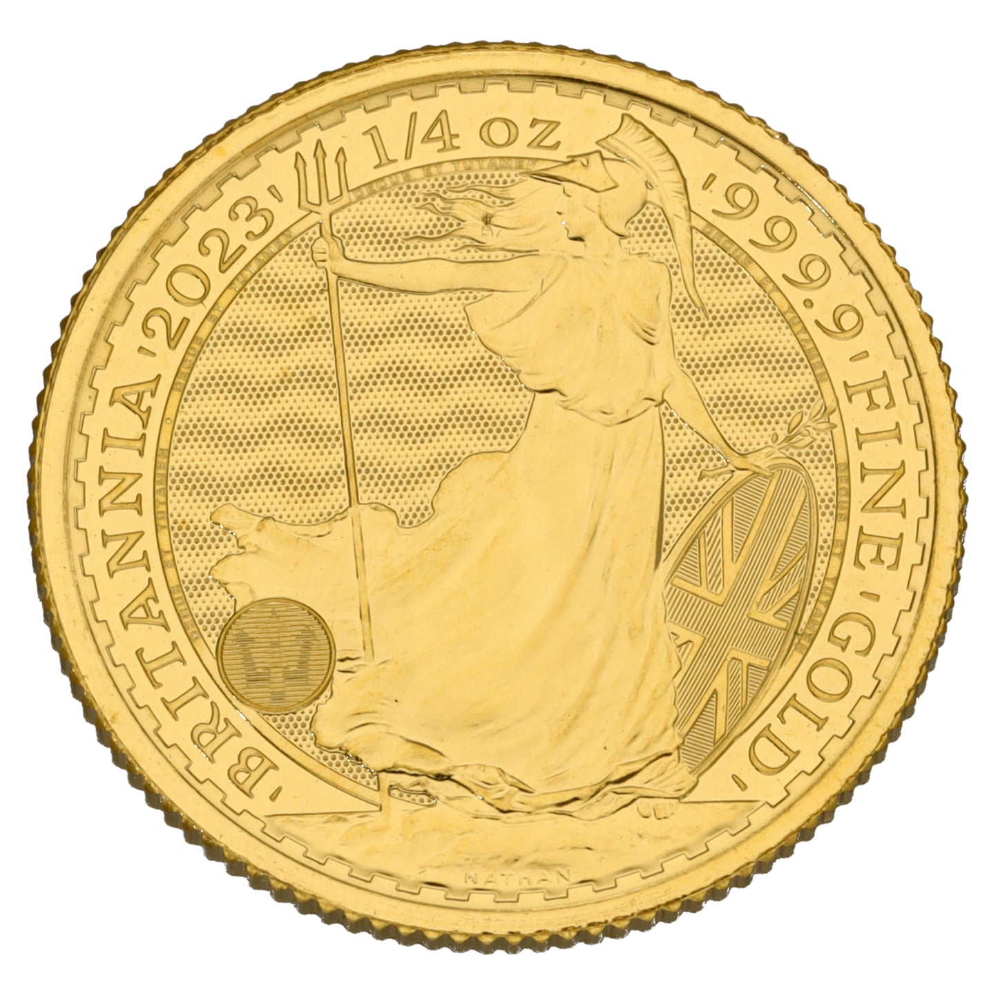 24ct Gold King Charles III 1/4 OZ Britannia Coin 2023