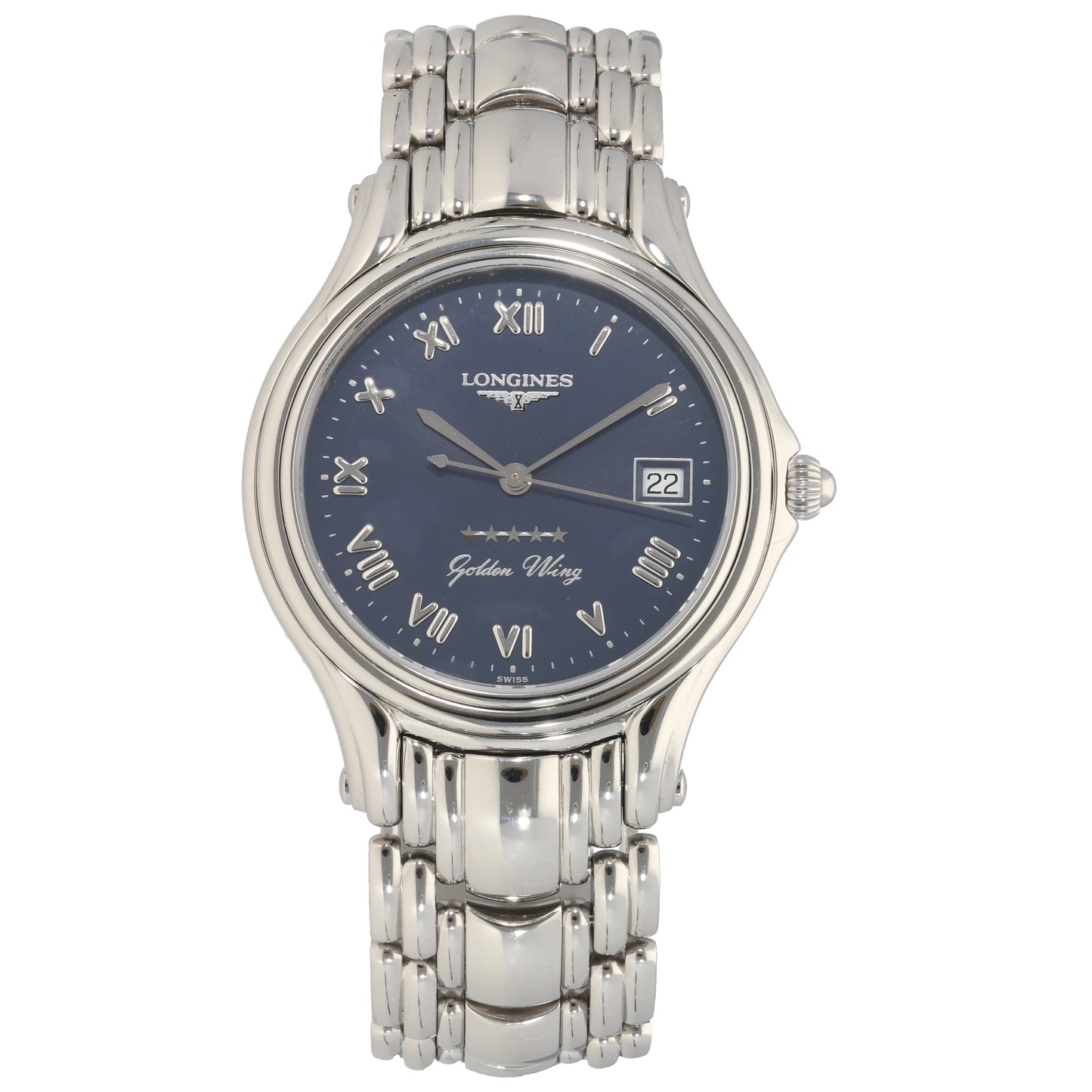 Longines Golden Wing L3.606.4 34mm Stainless Steel Watch