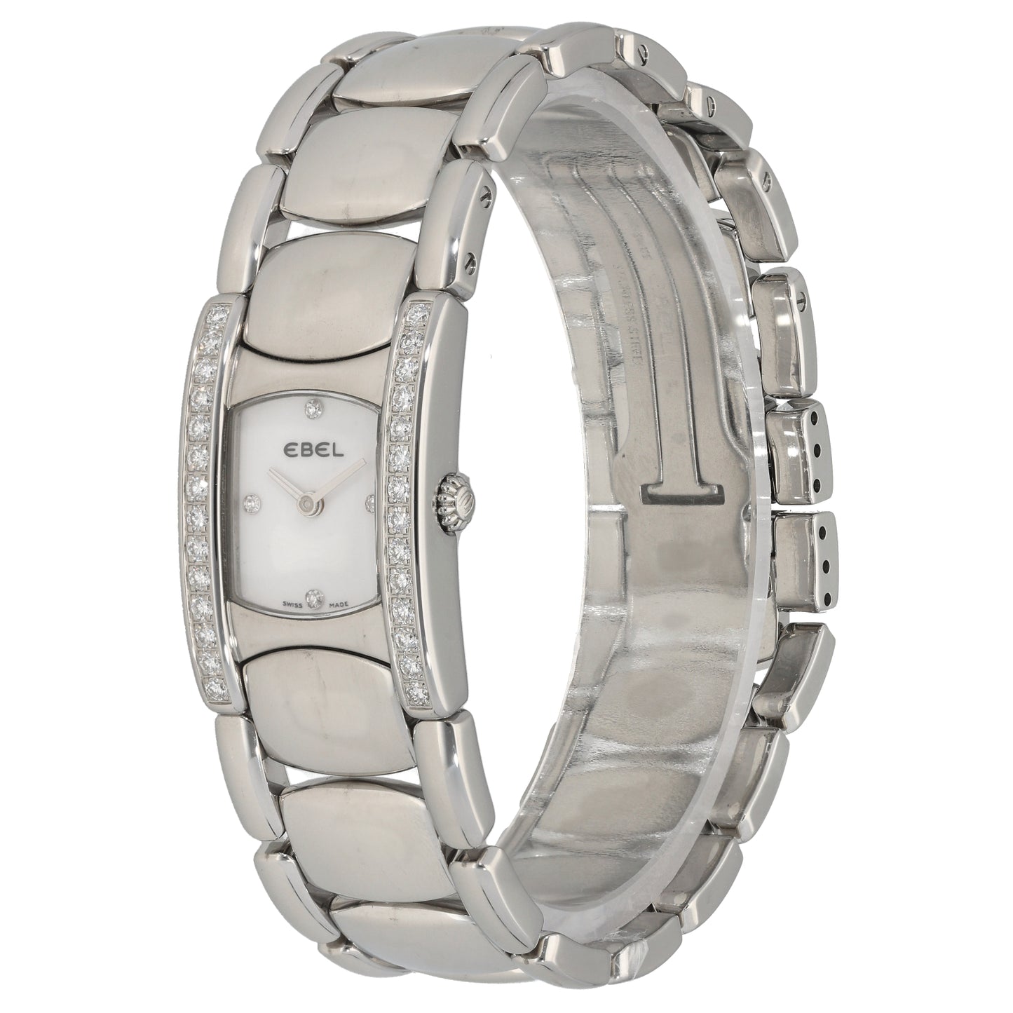Ebel Beluga E9057A28-10 19mm Stainless Steel Watch