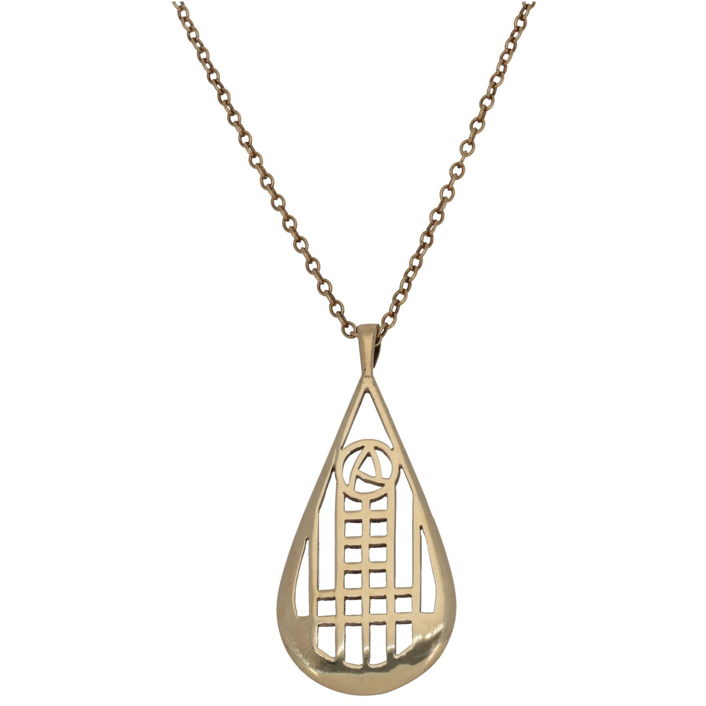 9ct Gold Alternative Pendant With Chain