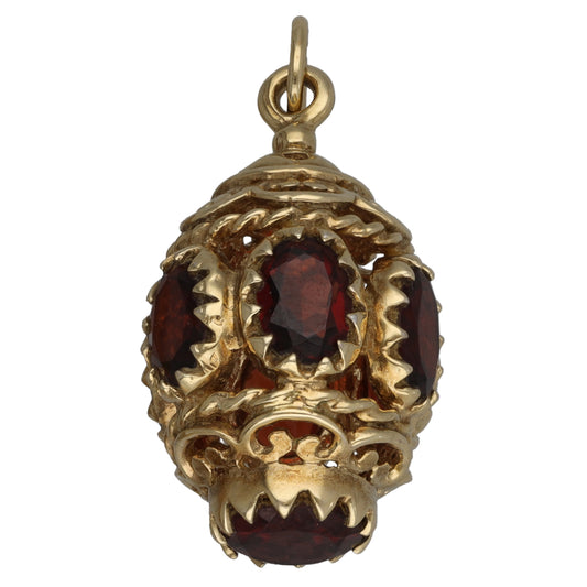 9ct Gold Garnet Dress/Cocktail Pendant