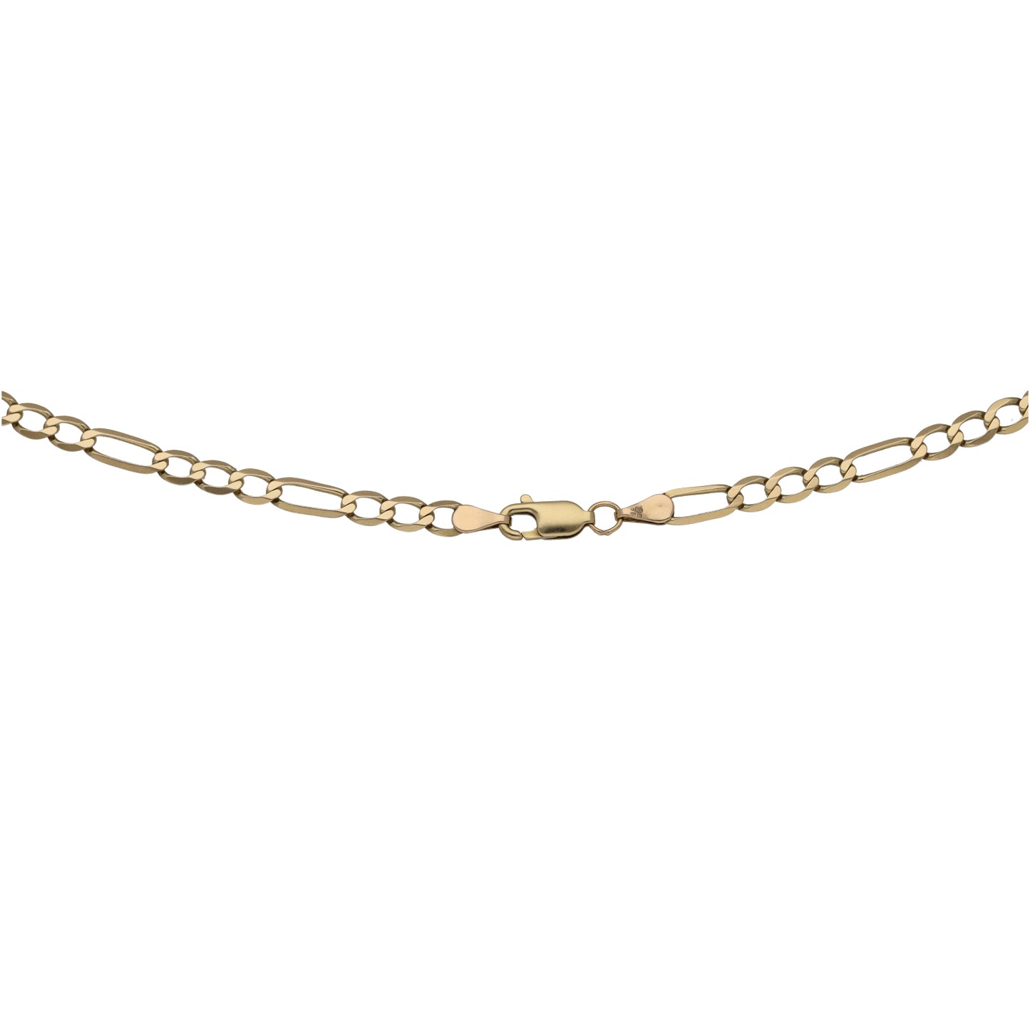 9ct Gold Curb Chain 18"
