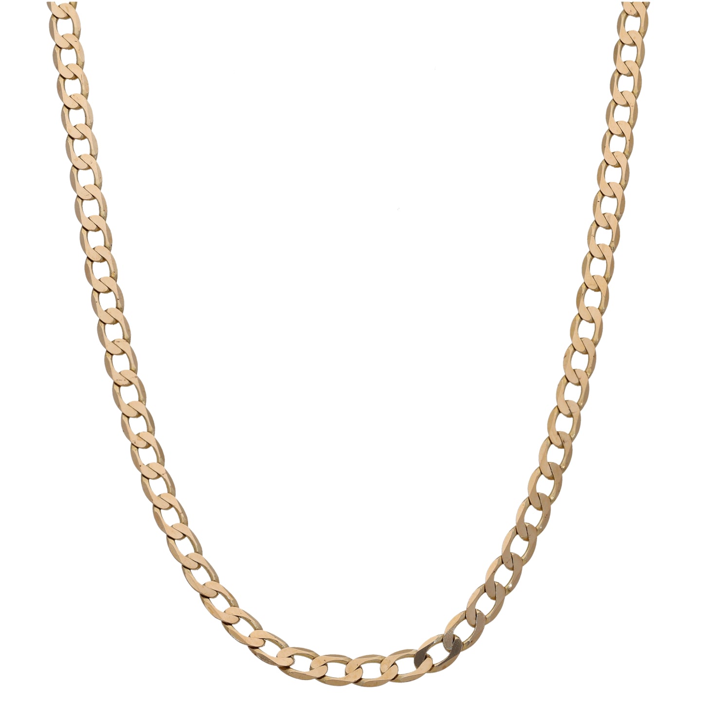 9ct Gold Curb Chain 19"