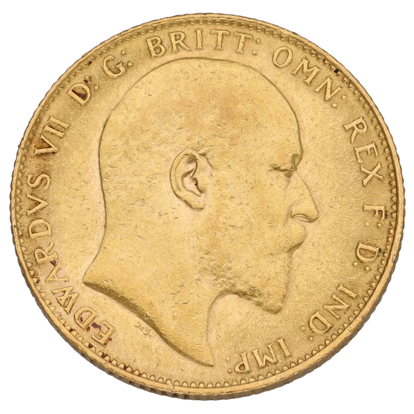 22ct Gold King Edward VII Full Sovereign Coin 1910