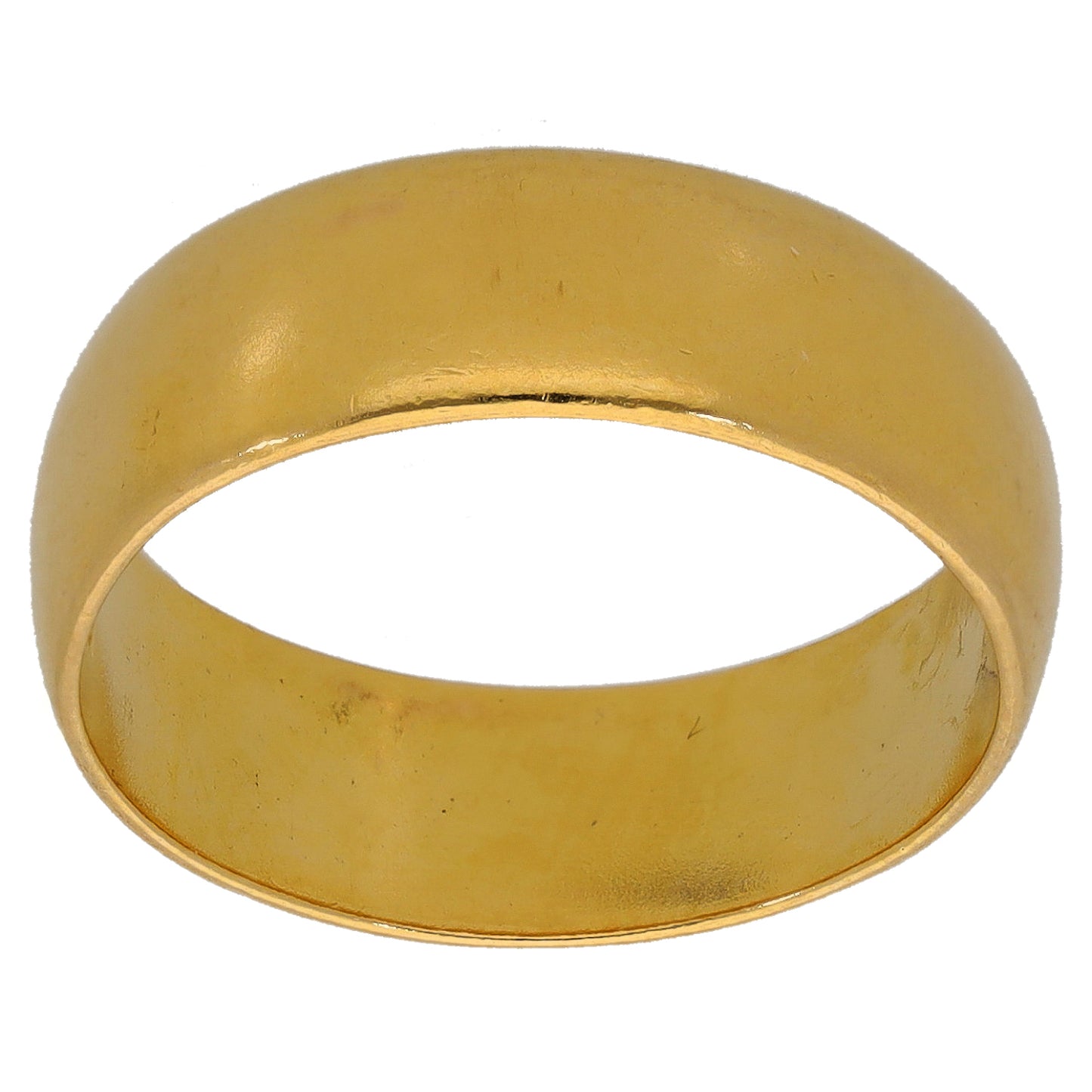 22ct Gold Plain Wedding Ring Size N