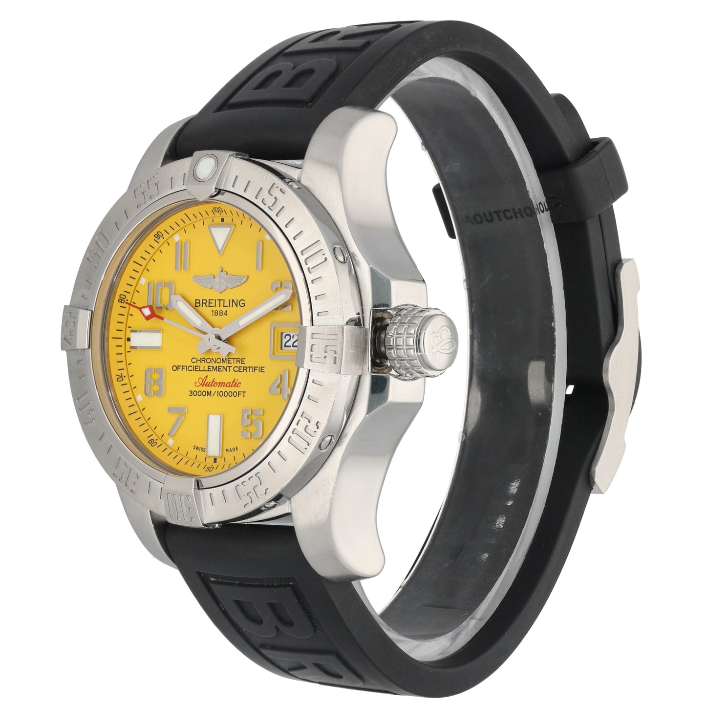 Breitling Super Avenger A17331 46mm Stainless Steel Watch