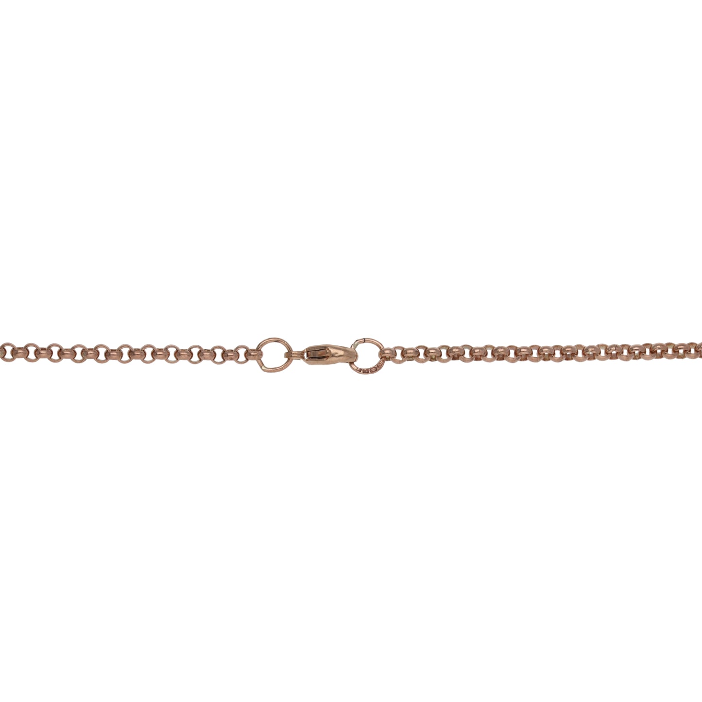 9ct Rose Gold Belcher Chain 24"