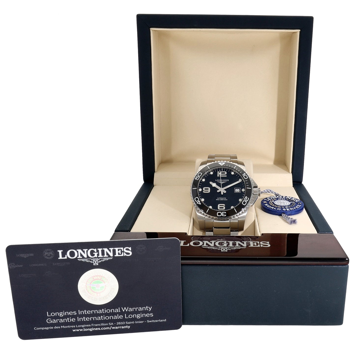 Longines Hydro Conquest L3.781.4 41mm Stainless Steel Watch