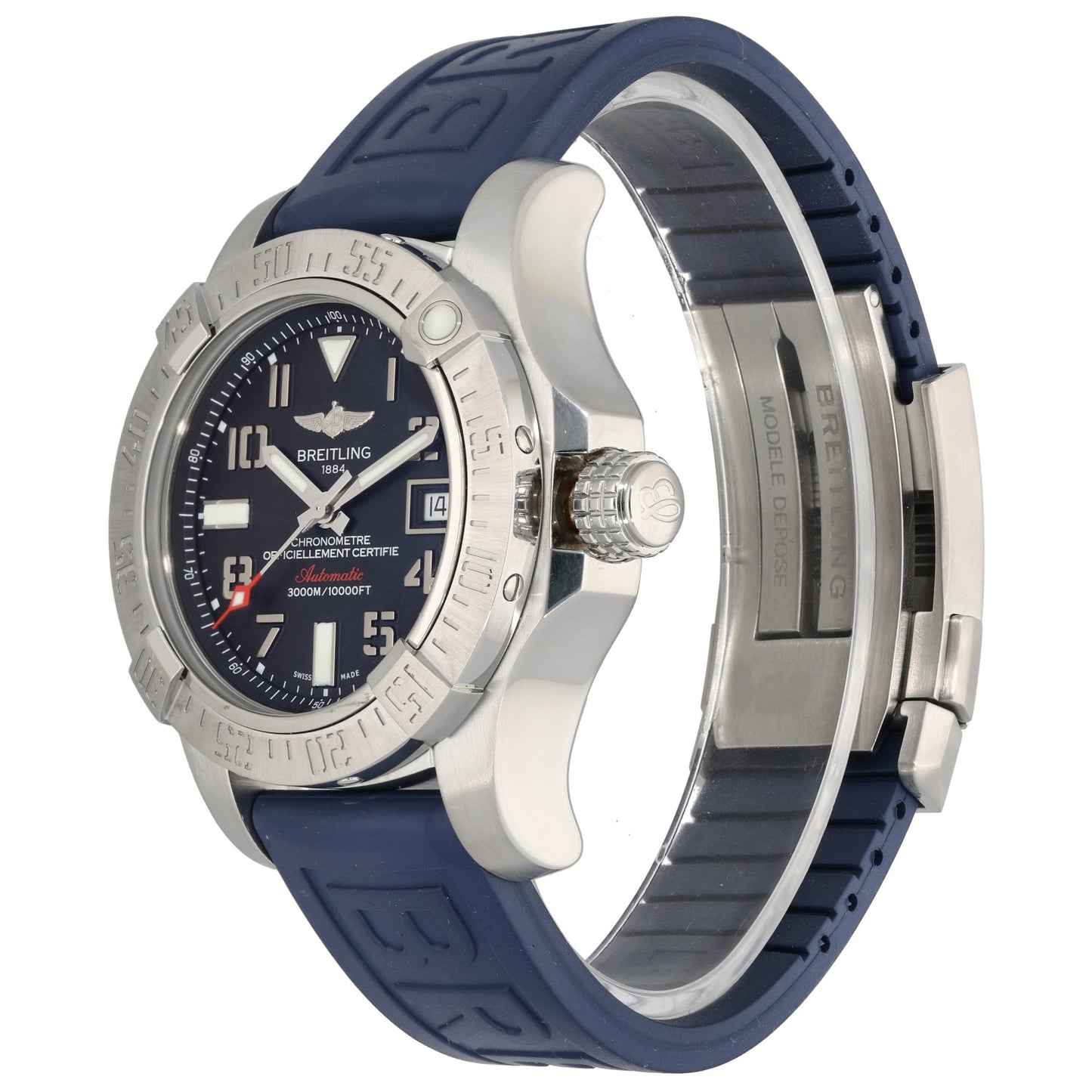 Breitling Avenger II Seawolf A17331 45mm Stainless Steel Watch