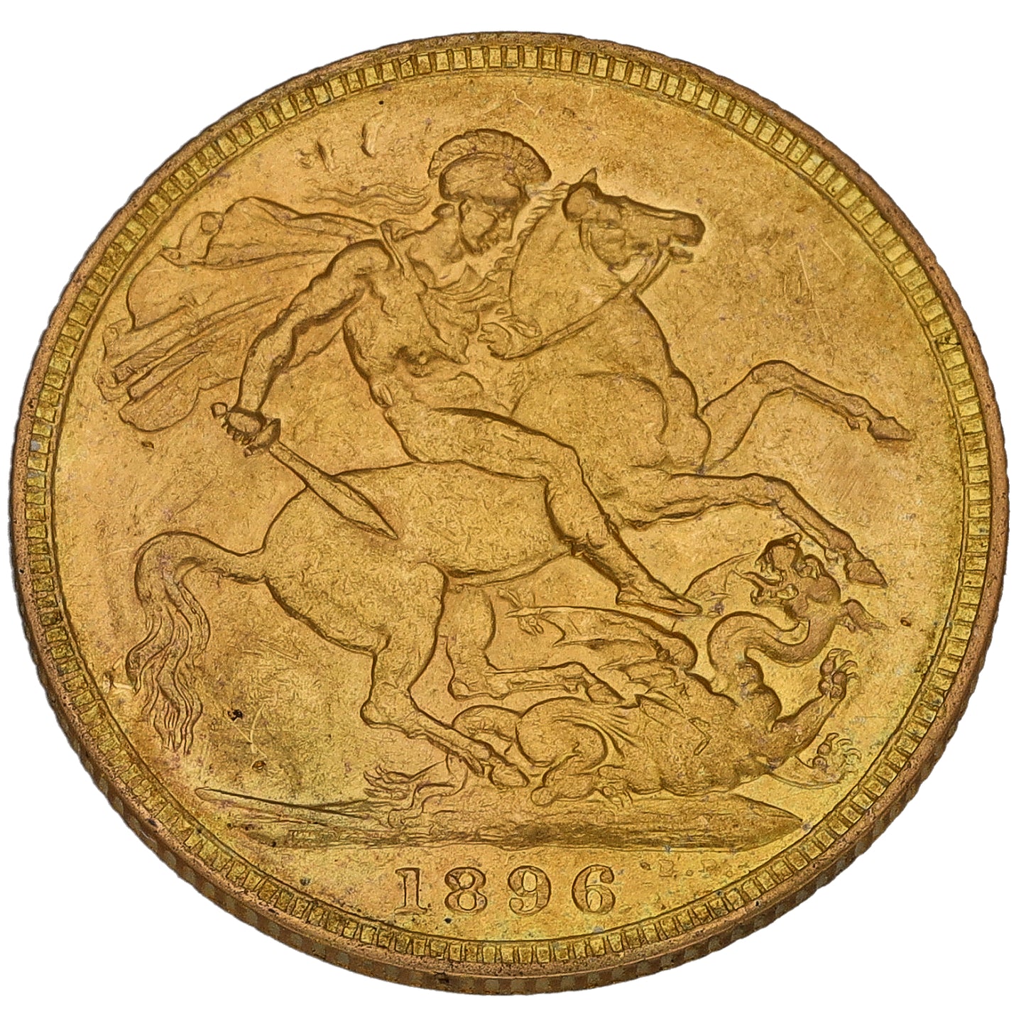 22ct Gold Queen Victoria Full Sovereign Coin 1896