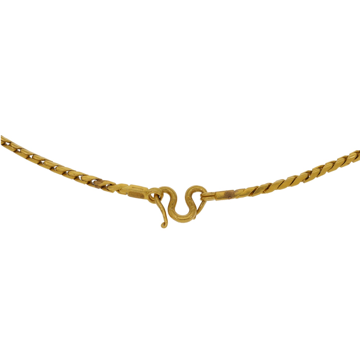 22ct Gold Snake Chain 18"