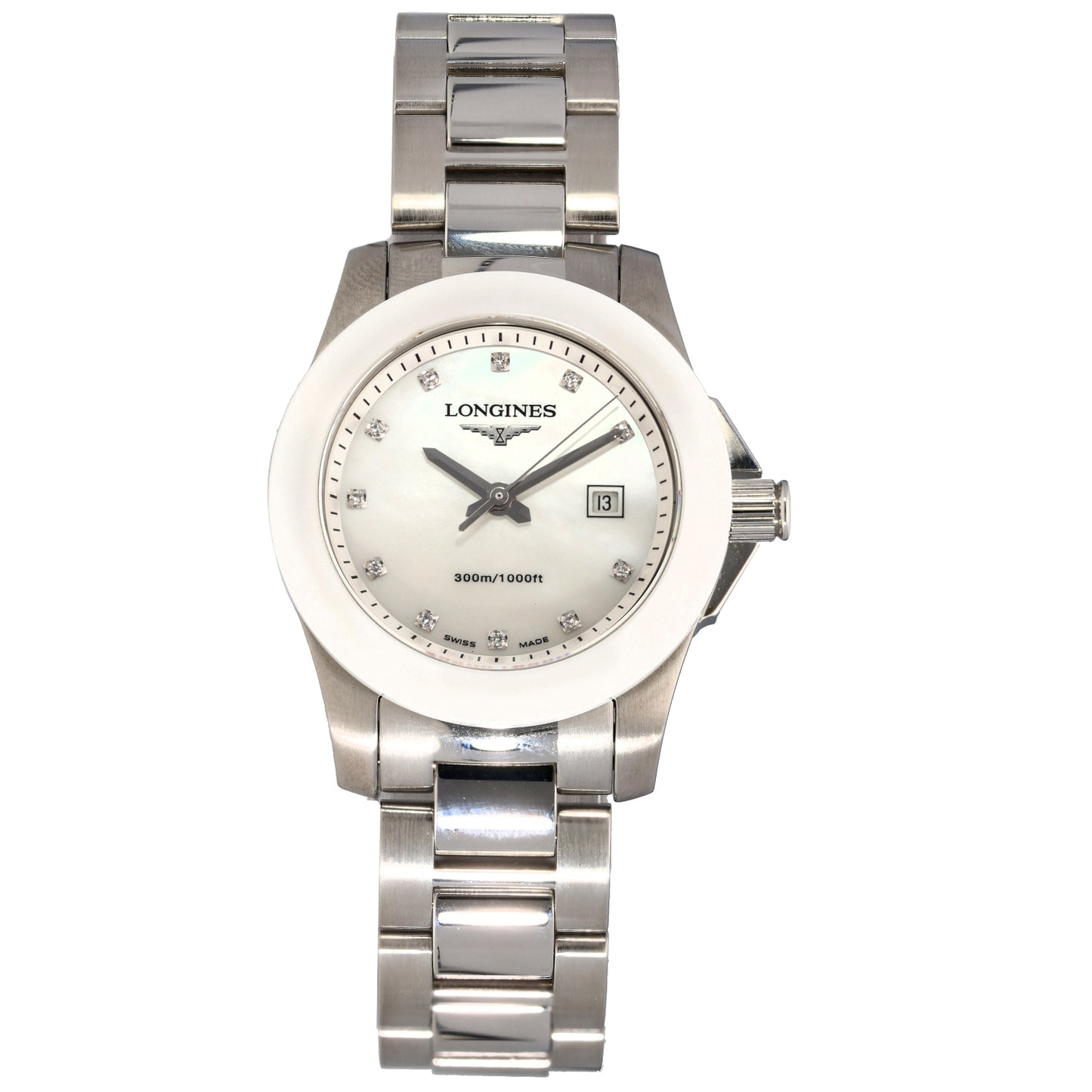 Longines Conquest L3.257.4 29.5mm Stainless Steel Watch