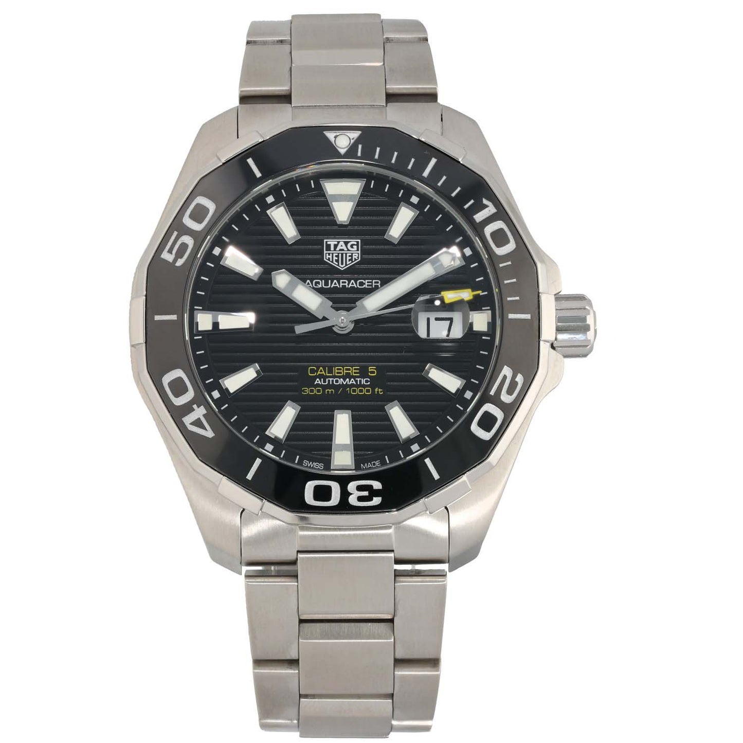 Tag Heuer Aquaracer WAY201A 43mm Stainless Steel Watch