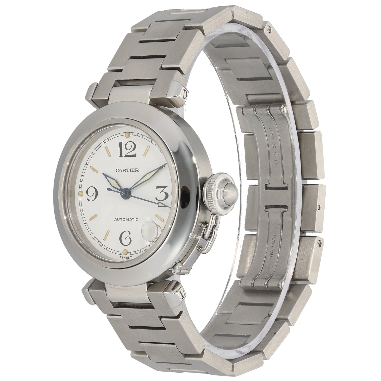 Cartier Pasha 2324 35mm Stainless Steel Watch