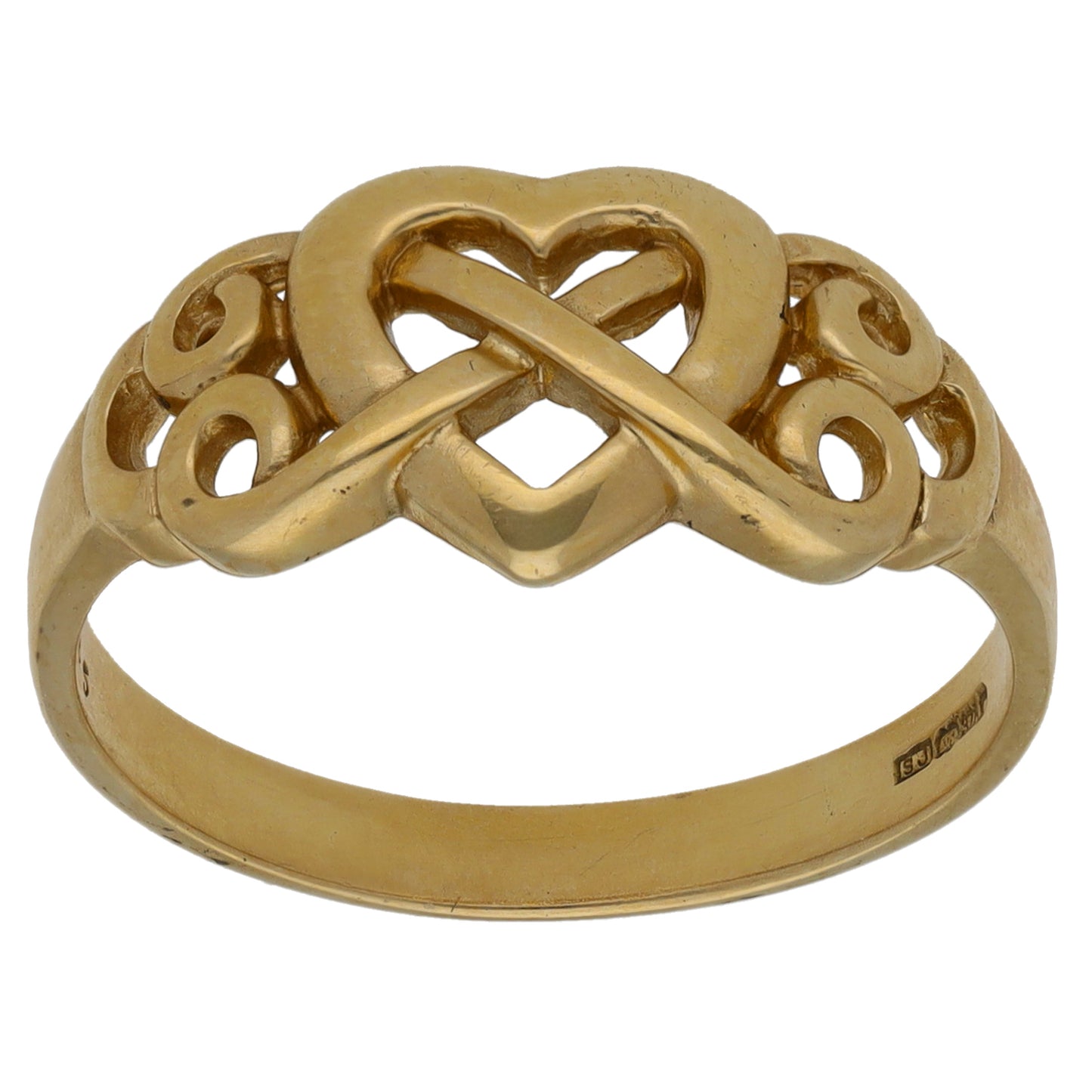 9ct Gold Alternative Ring Size Q