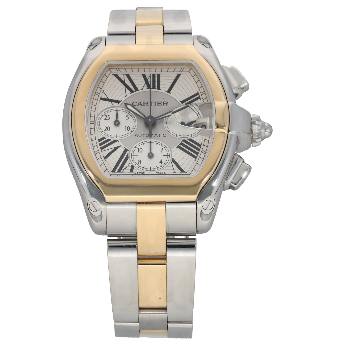 Cartier Roadster W62027Z1 43mm Bi-Colour Watch