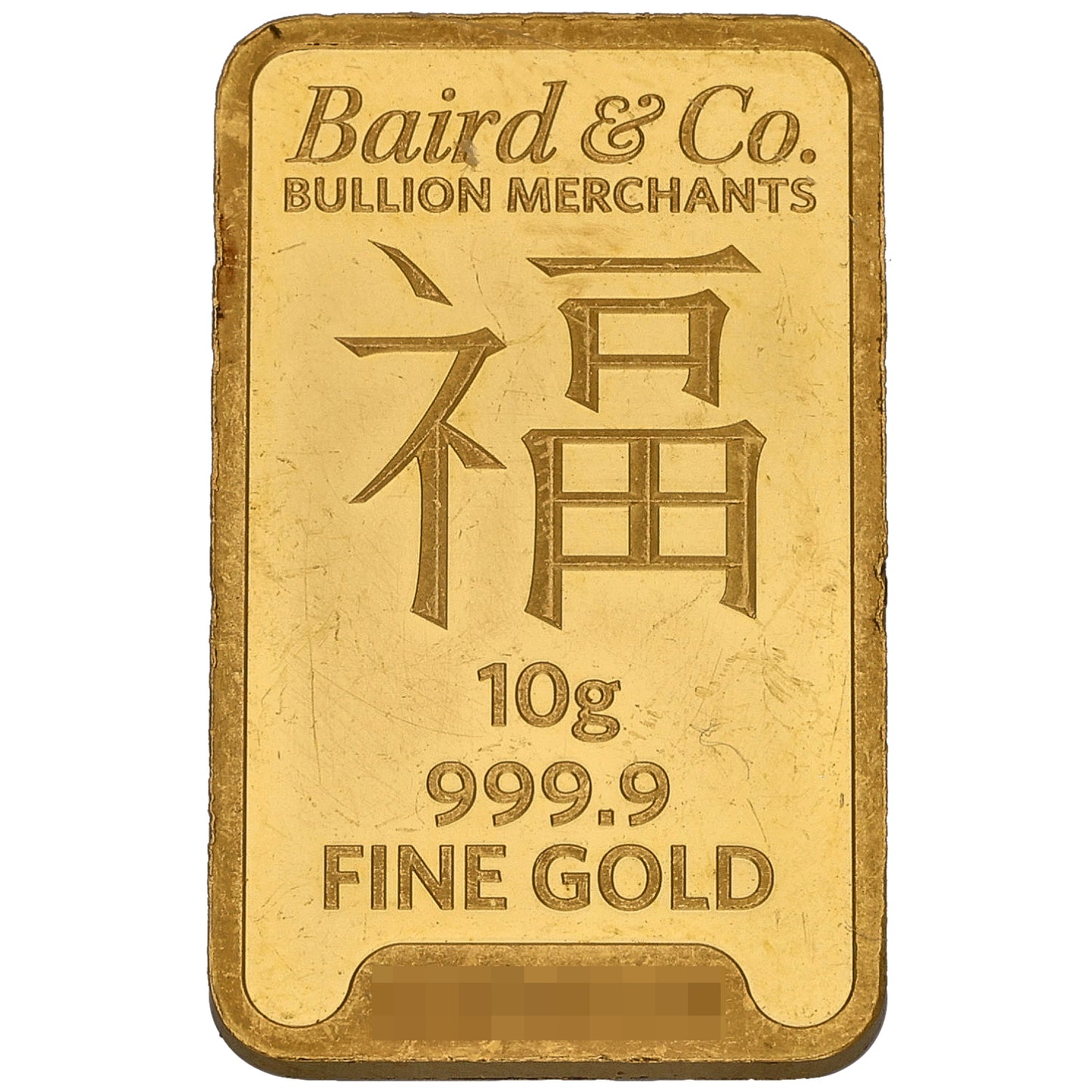 24ct 10g Gold Bar