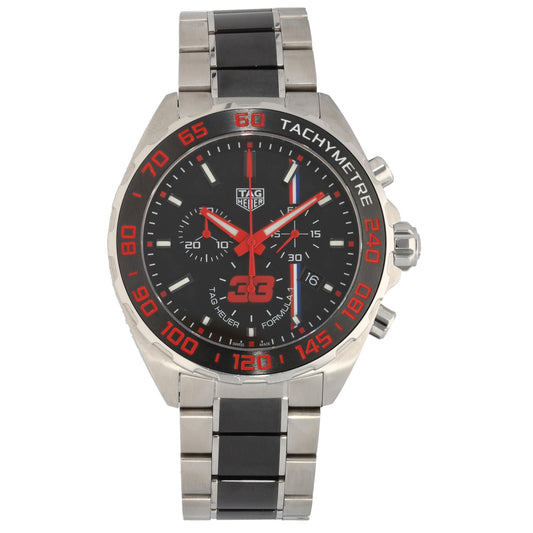 Tag Heuer Formula 1 Max Verstappen CAZ101U 43mm Stainless Steel Watch