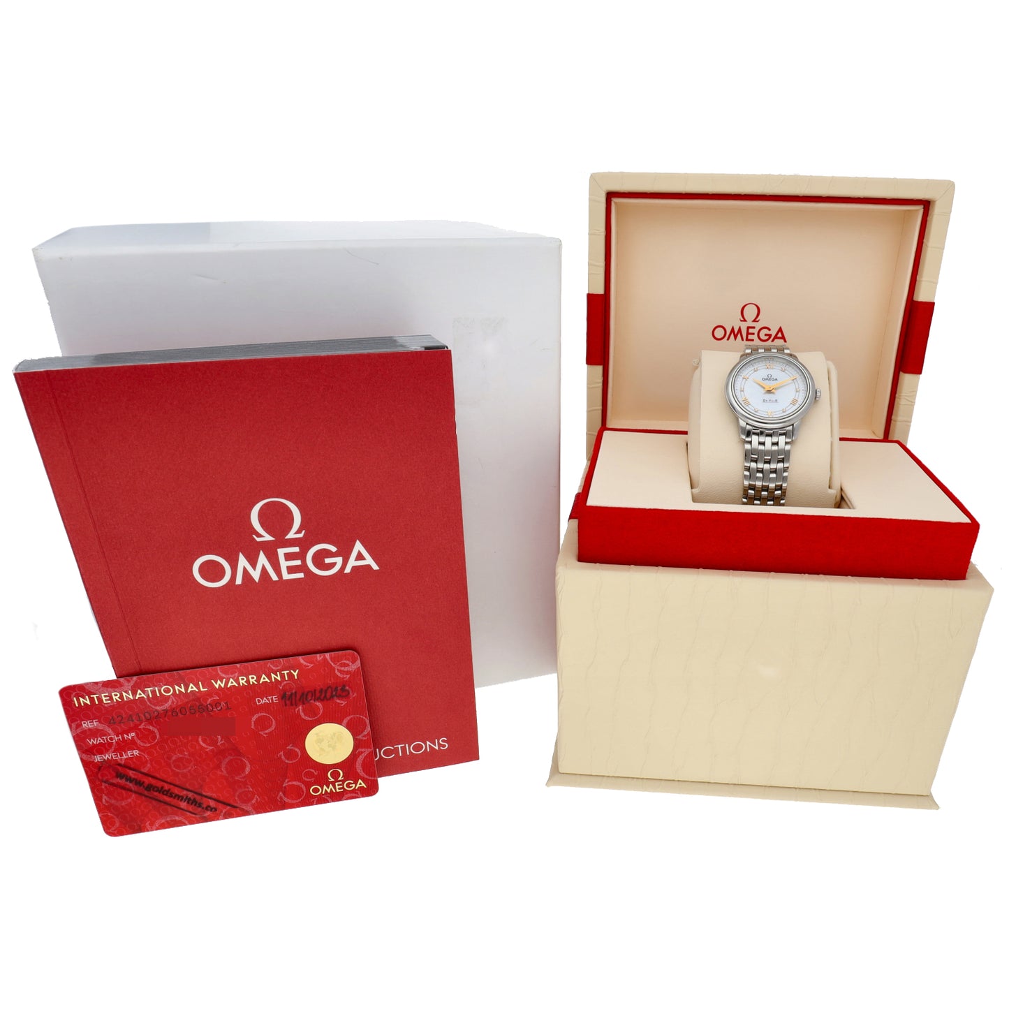 Omega De Ville Prestige 424.10.27.60.55.001 27.4mm Stainless Steel Watch