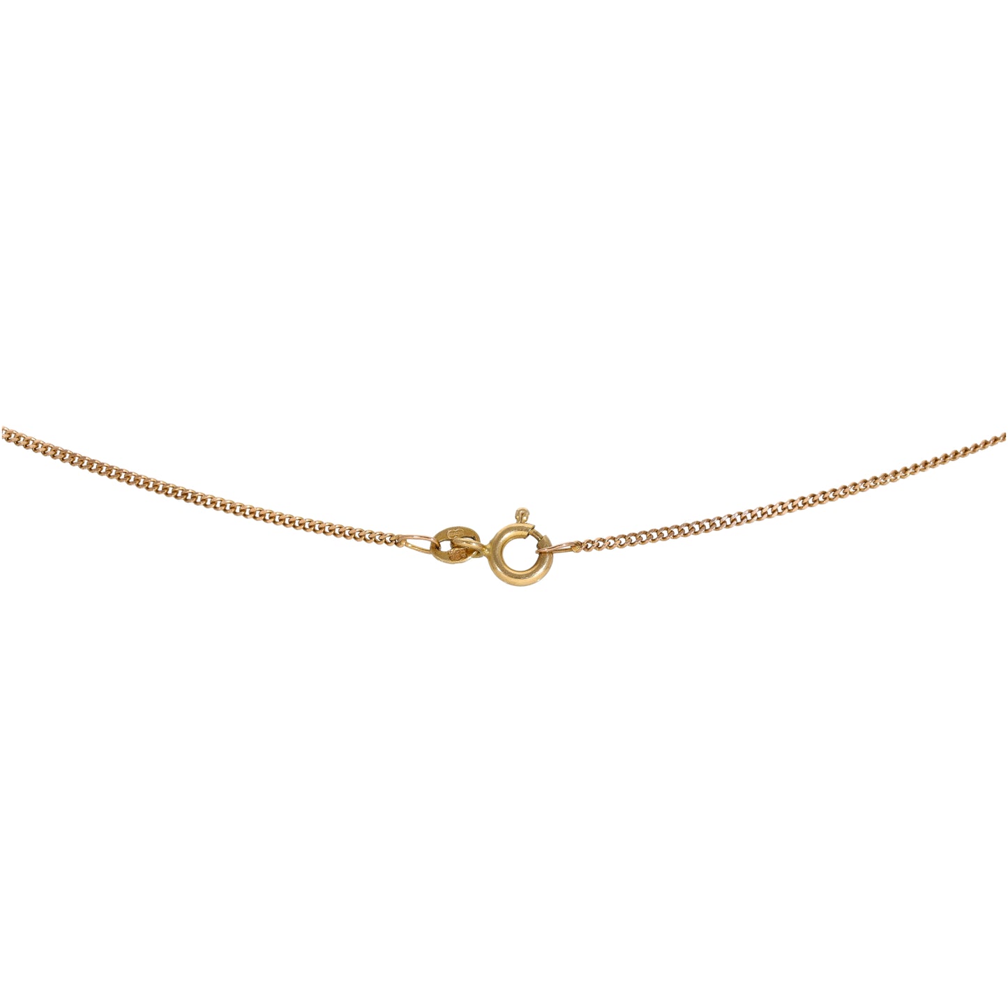 9ct Gold Curb Chain 20"