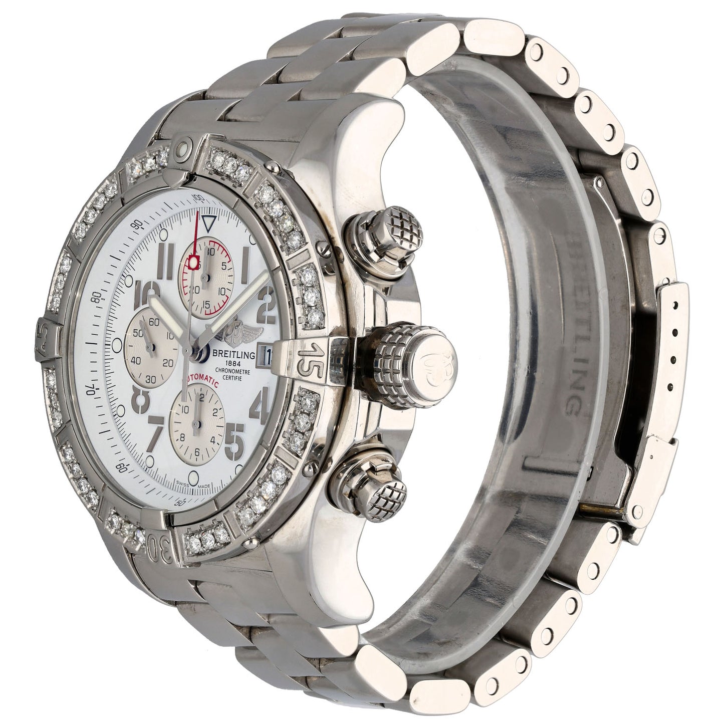 Breitling Chronomatic A13370 48mm Stainless Steel Watch