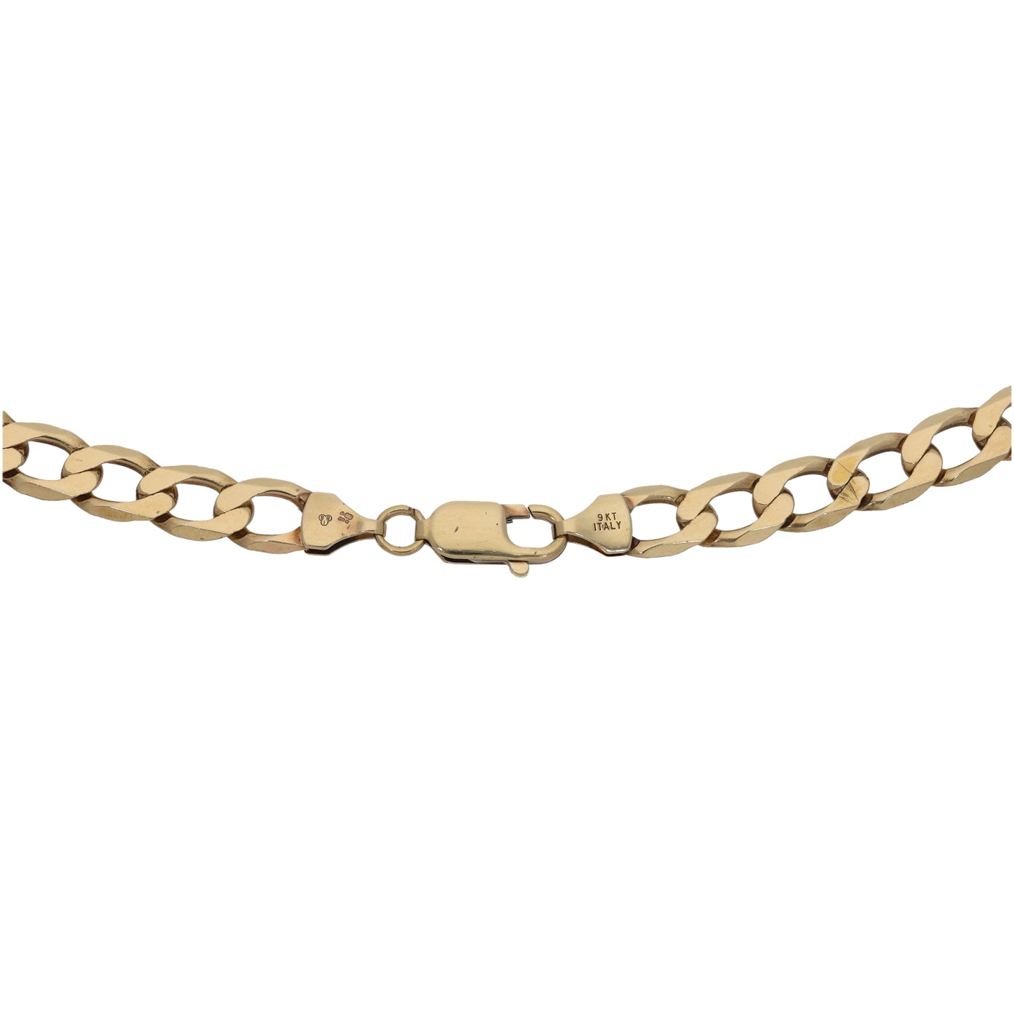 9ct Gold Curb Chain 20"