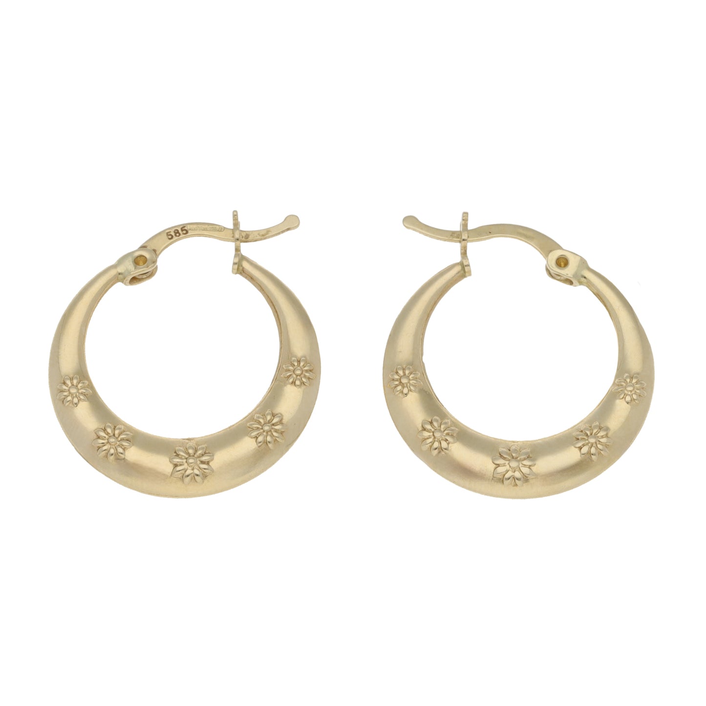 14ct Gold Hoop Earrings
