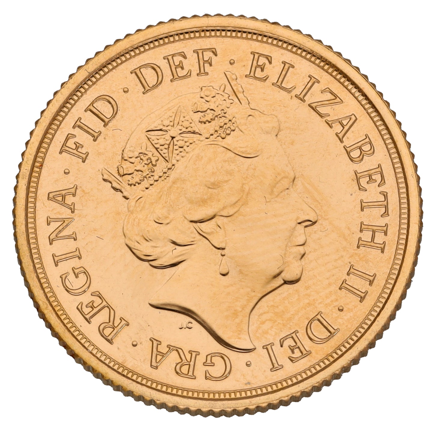 22ct Gold Queen Elizabeth II Full Sovereign Coin 2022