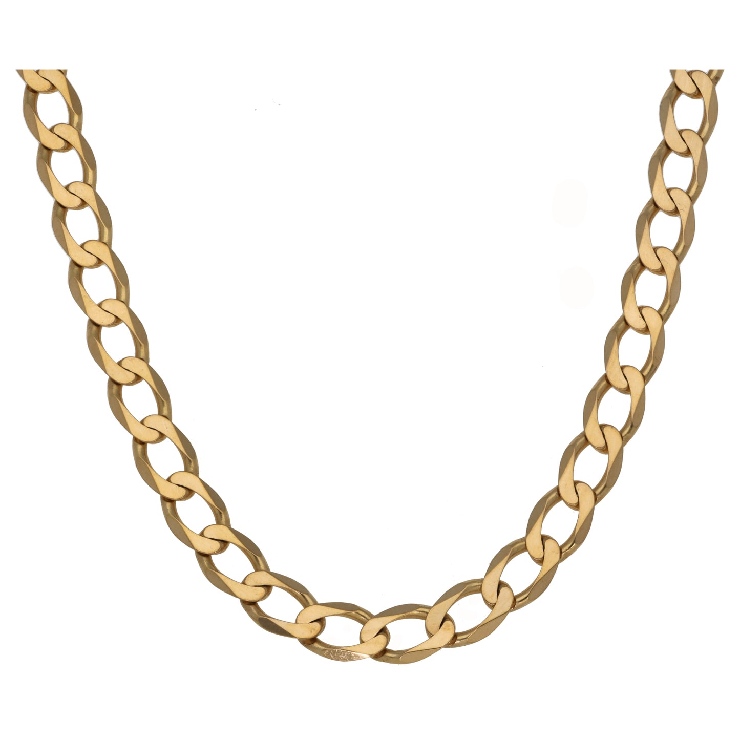 9ct Gold Curb Chain 20"