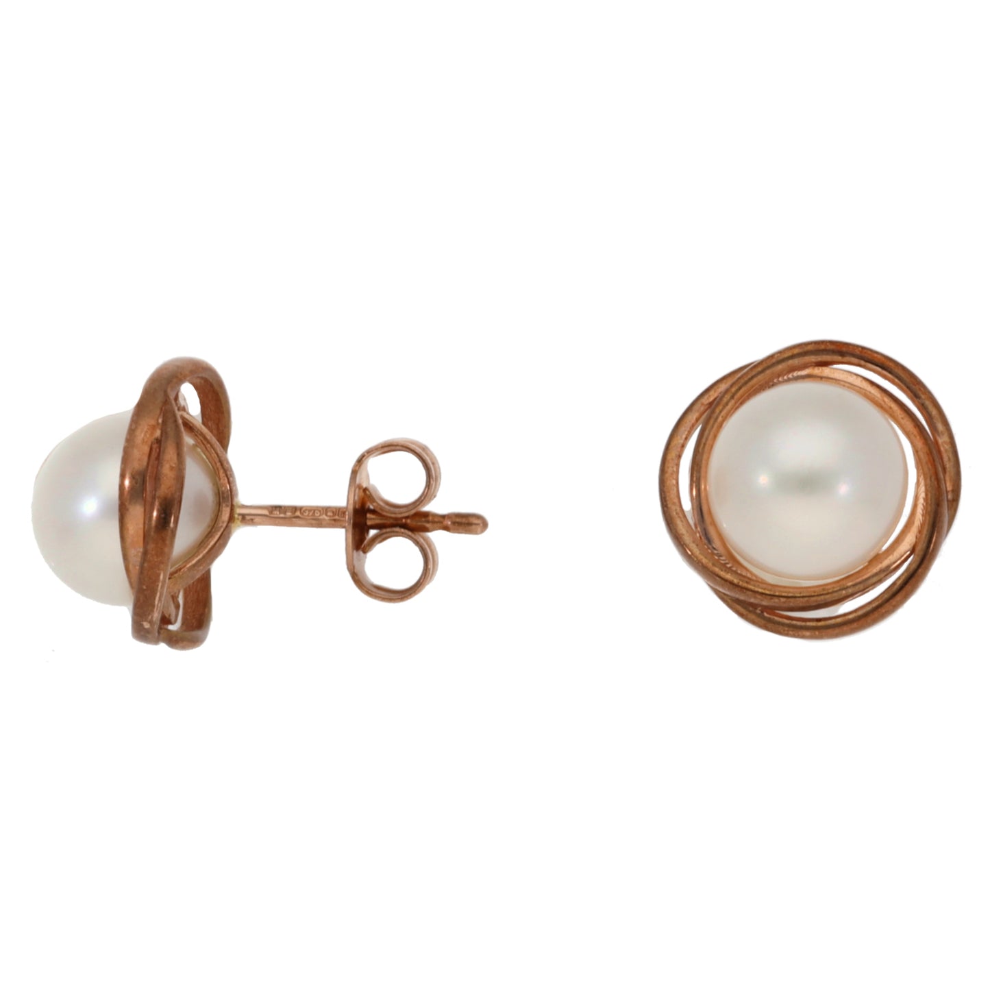 9ct Gold Cultured Pearl Stud Earrings