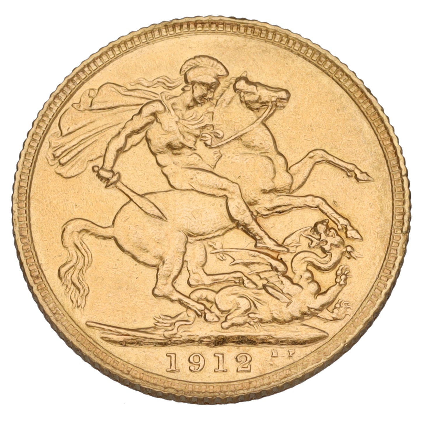 22ct Gold King George V Full Sovereign Coin 1912