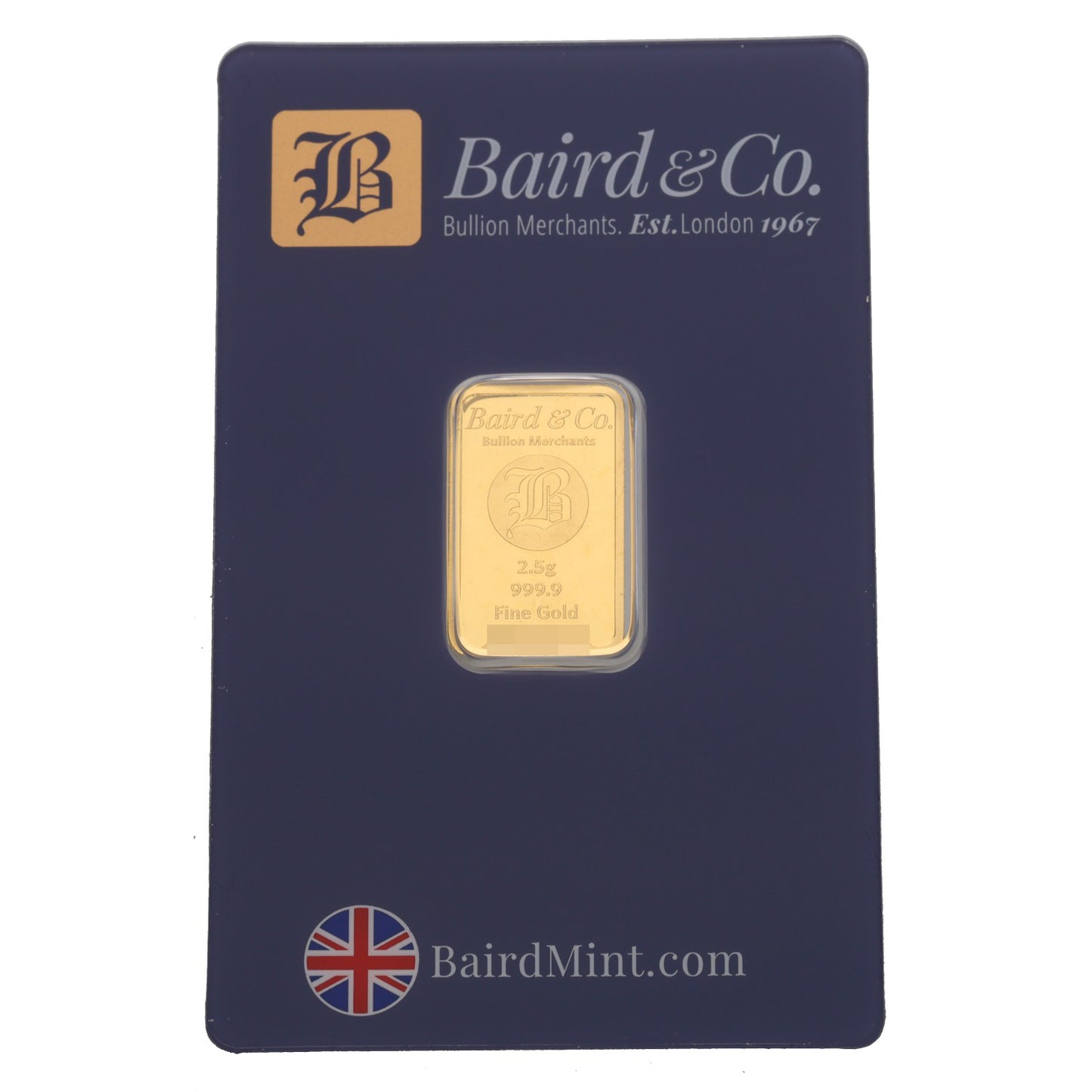 24ct 2.5g Gold Bar