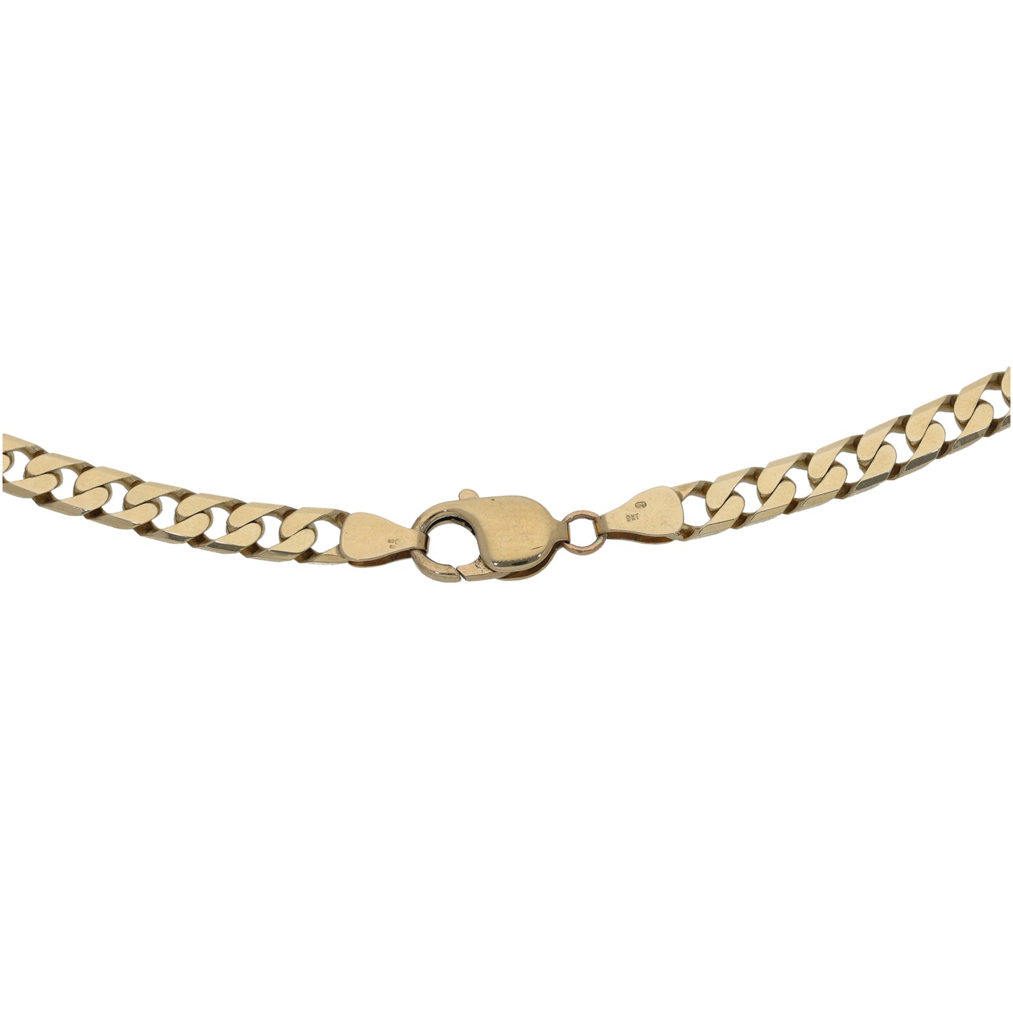 9ct Gold Curb Chain 20"