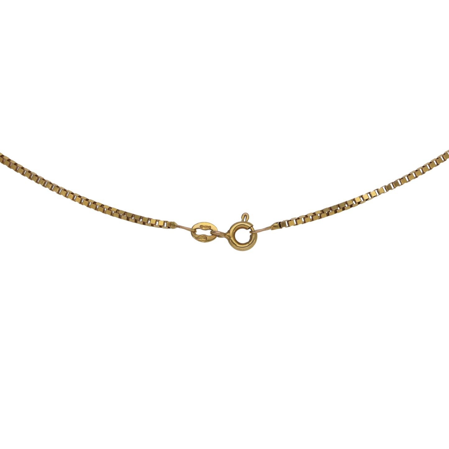 9ct Gold Box Chain 16"