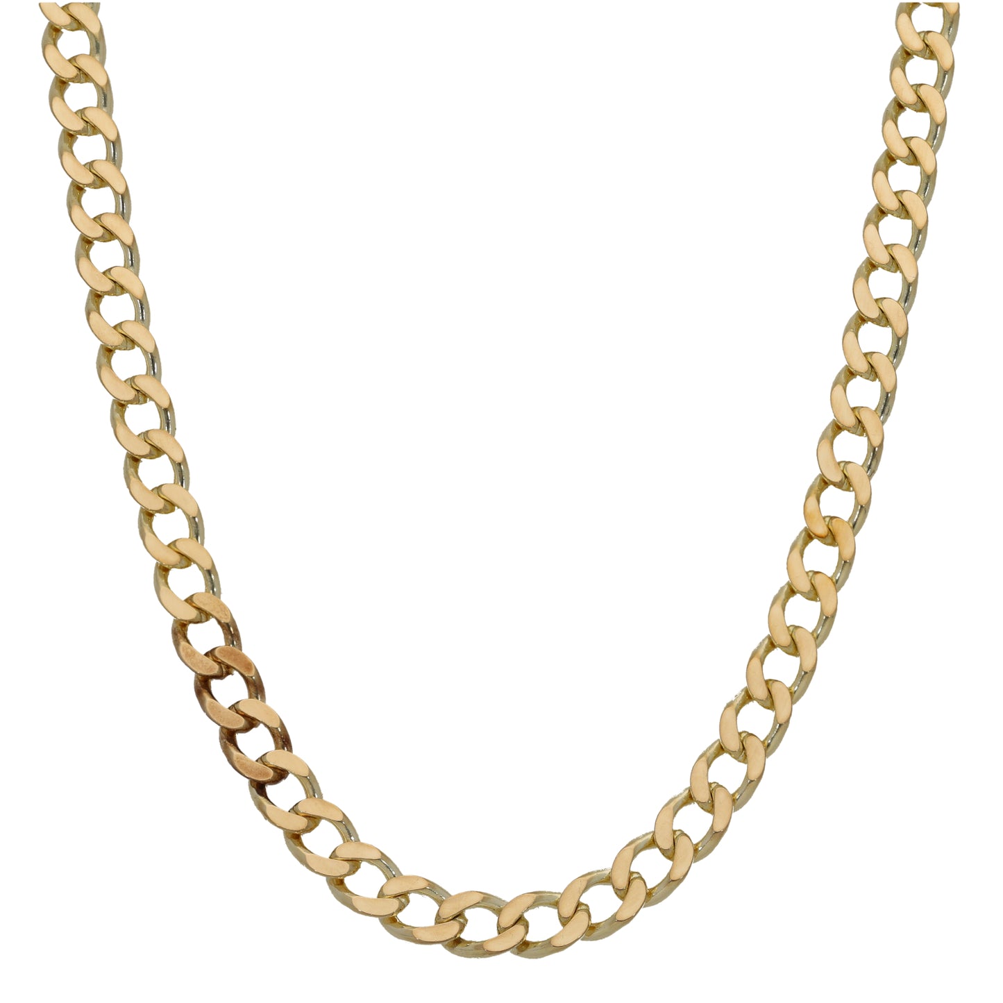 9ct Gold Curb Chain 26"